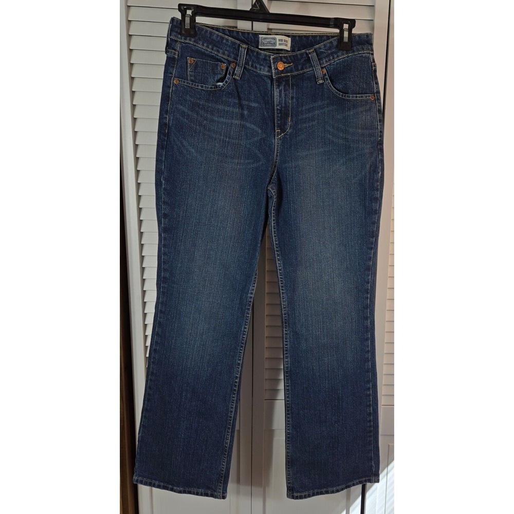 Levi's Signature Jeans Womens Midrise Bootcut Stretch Misses 10 Med
